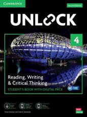 Cover art for Unlock Level 4 Reading, Writing and Critical Thinking Student's Book with Digital Pack