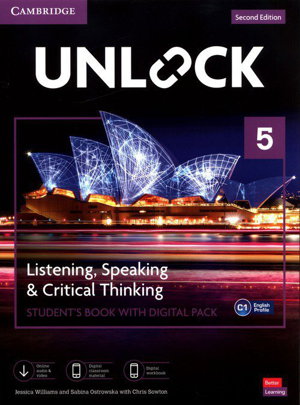 Cover art for Unlock Level 5 Listening, Speaking and Critical Thinking Student's Book with Digital Pack