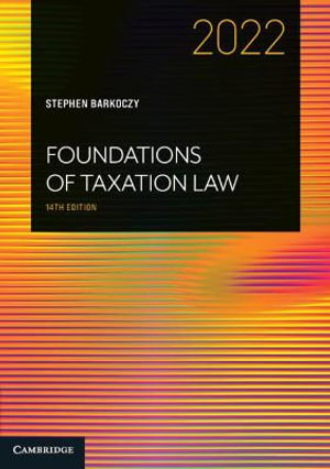Cover art for Foundations of Taxation Law 2022