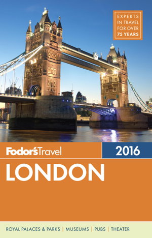 Cover art for Fodor's London 2016