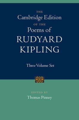 Cover art for The Cambridge Edition of the Poems of Rudyard Kipling 3 Volume Hardback Set