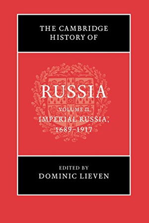 Cover art for The Cambridge History of Russia: Volume 2, Imperial Russia, 1689-1917