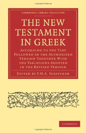 Cover art for The New Testament in Greek