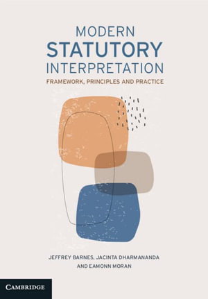 Cover art for Modern Statutory Interpretation