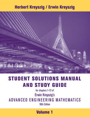 Cover art for Student Solutions Manual to accompany Advanced Engineering Mathematics 10e