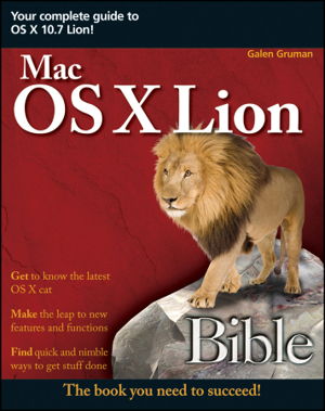 Cover art for Mac OS X Lion Bible