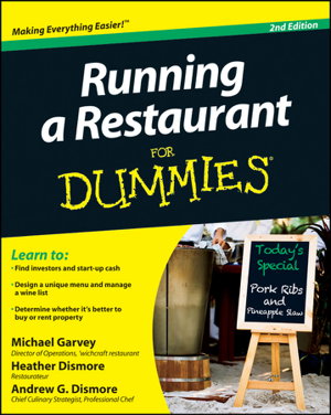 Cover art for Running a Restaurant for Dummies, 2nd Edition