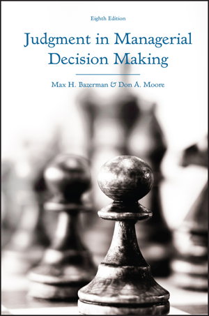 Cover art for Judgment in Managerial Decision Making
