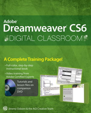 Cover art for Adobe Dreamweaver CS6 Digital Classroom