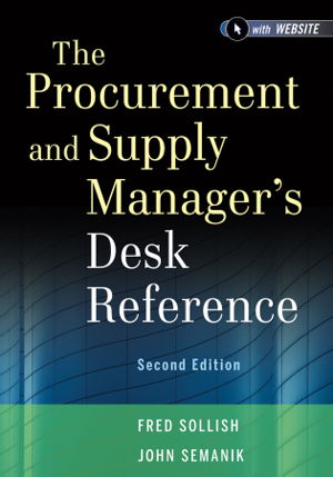 Cover art for The Procurement and Supply Manager's Desk Reference