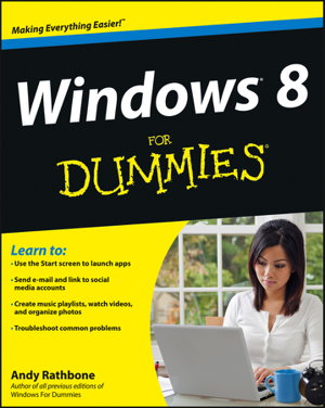 Cover art for Windows 8 for Dummies