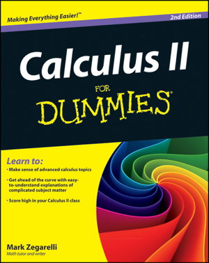 Cover art for Calculus II For Dummies