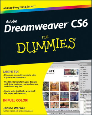 Cover art for Dreamweaver CS6 for Dummies