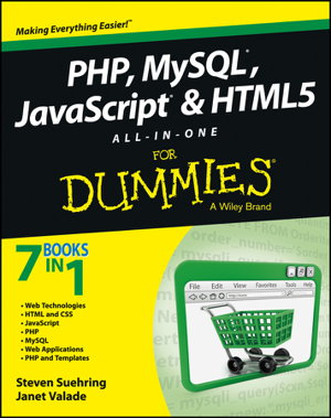 Cover art for PHP, MySQL, JavaScript & HTML5 All-in-One For Dummies