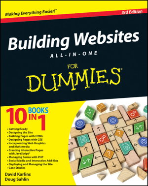 Cover art for Building Websites All-in-One For Dummies