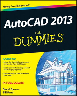 Cover art for AutoCAD 2013 for Dummies