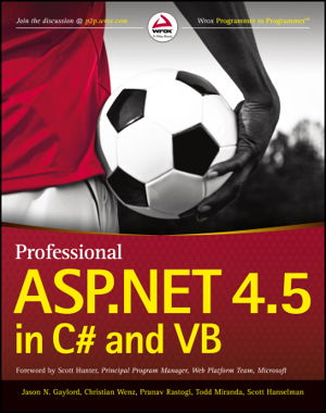 Cover art for Professional ASP.NET 4.5 in C# and VB