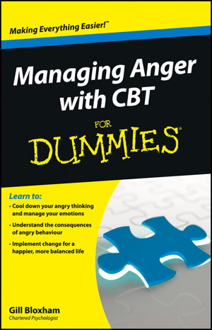 Cover art for Managing Anger with CBT For Dummies