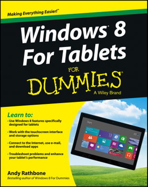 Cover art for Windows for Tablets For Dummies
