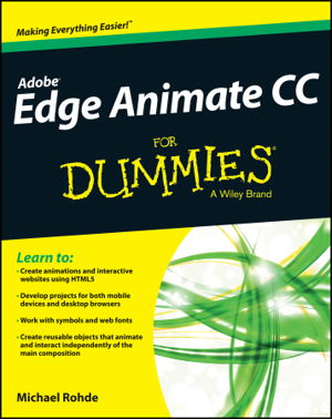 Cover art for Adobe Edge Animate CC For Dummies