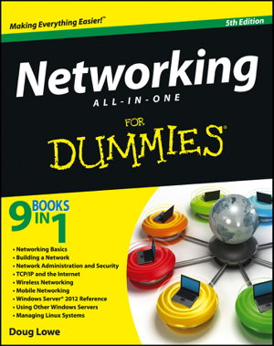 Cover art for Networking All-in-One For Dummies