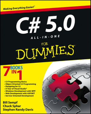 Cover art for C# 5.0 All-in-One For Dummies