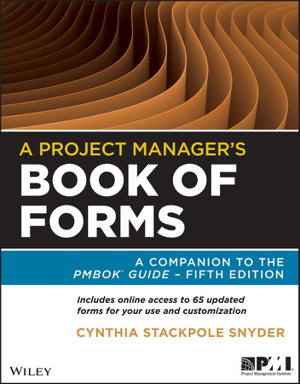 Cover art for A Project Manager's Book of Forms