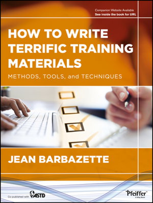 Cover art for How to Write Terrific Training Materials