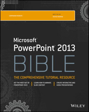 Cover art for PowerPoint 2013 Bible