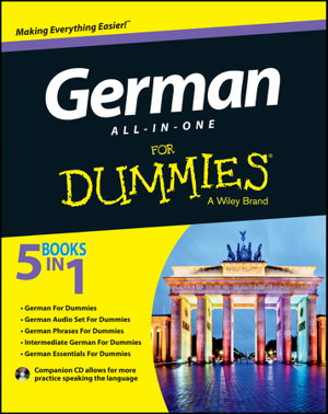 Cover art for German All-in-One For Dummies with CD
