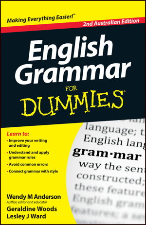 Cover art for English Grammar for Dummies