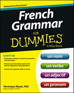Cover art for French Grammar For Dummies