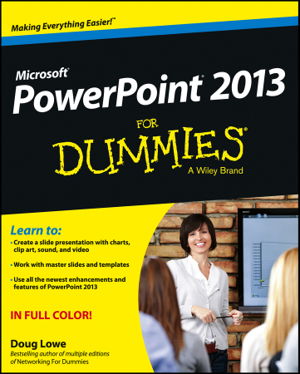 Cover art for PowerPoint 2013 For Dummies