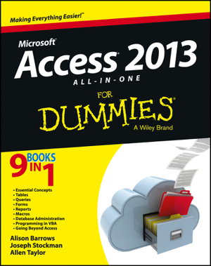 Cover art for Access 2013 All-in-One For Dummies