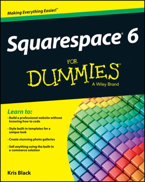 Cover art for Squarespace 6 For Dummies