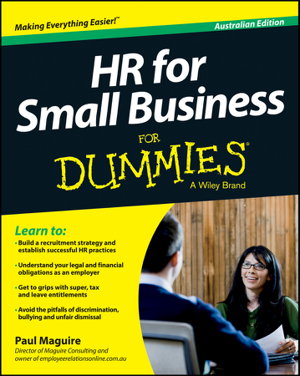 Cover art for HR for Small Business for Dummies