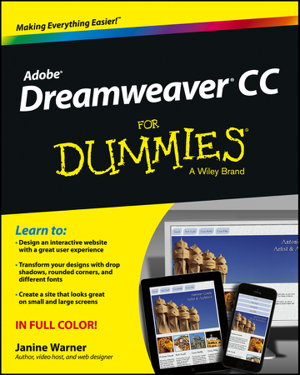Cover art for Dreamweaver CC For Dummies