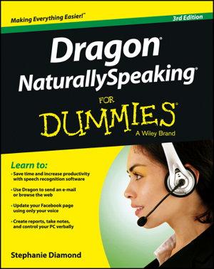 Cover art for Dragon Naturally Speaking For Dummies