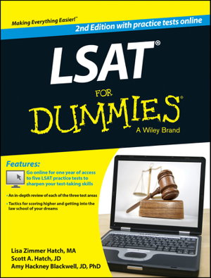 Cover art for Lsat for Dummies, 2nd Edition with Online Practicetests