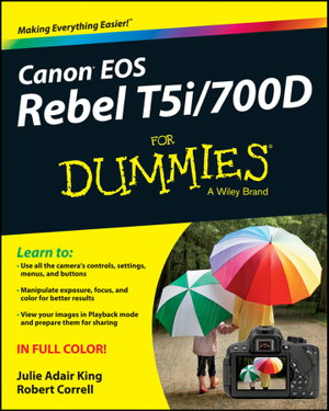 Cover art for Canon Eos Rebel T5i 700D for Dummies