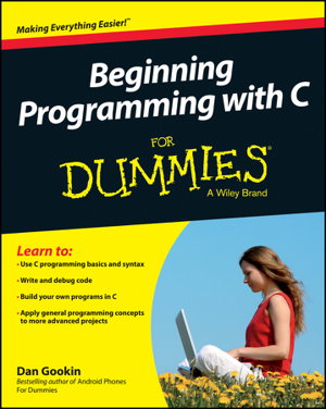 Cover art for Beginning Programming with C For Dummies