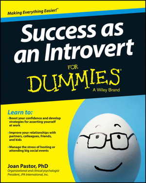 Cover art for Success as an Introvert For Dummies