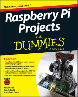 Cover art for Raspberry Pi Projects For Dummies