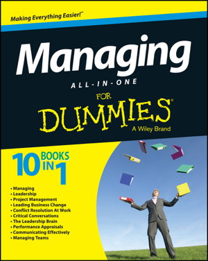 Cover art for Managing All-in-One For Dummies