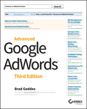 Cover art for Advanced Google Adwords