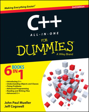 Cover art for C++ All-In-One for Dummies, 3rd Edition