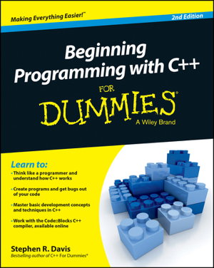 Cover art for Beginning Programming with C++ For Dummies, 2e