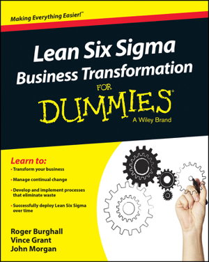 Cover art for Lean Six Sigma Business Transformation for Dummies