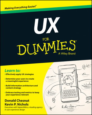 Cover art for UX For Dummies