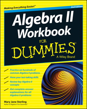 Cover art for Algebra II Workbook for Dummies